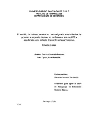 El sentido de la tarea escolar en casa asignada a estudiantes 