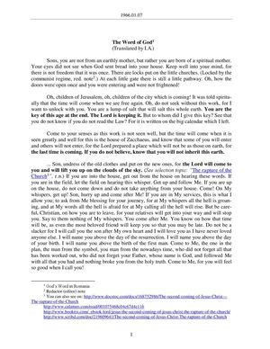 1966.01.07 - The Word of God