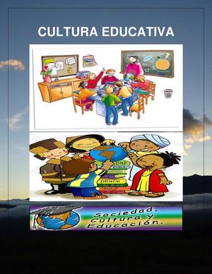 CULTURA EDUCATIVA