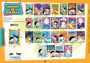 Catálogo de calendarios  - Tarjetas Angelitos