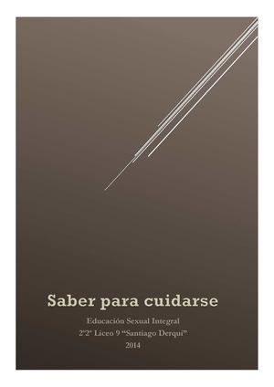 Saber para cuidarse