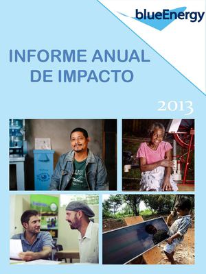 blueEnergy_Informe Anual 2013_español