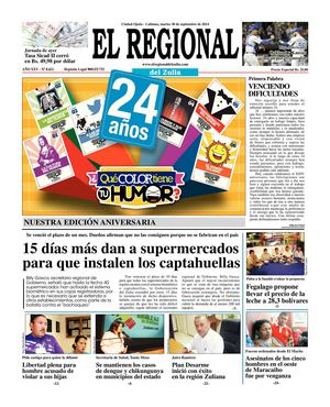 El Regional del Zulia 30-09-2014