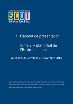 Dossier d'enquête publique SCOT Pays de Saint-Brieuc : rapport de présentation -  tome 3