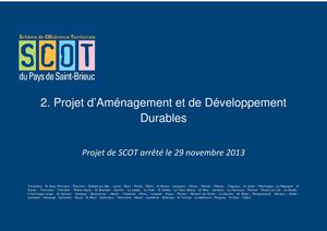 Dossier d'enquête publique SCOT Pays de Saint-Brieuc : le PADD