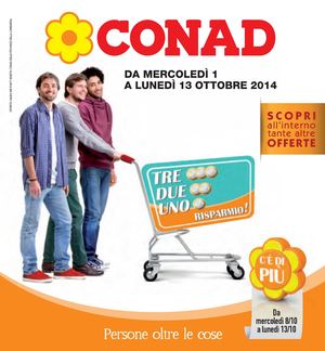 Volantino Conad Lombardia 1-13ottobre