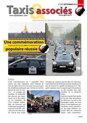 TAXIS ET ASSOCIES sept. 2014