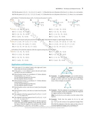 Ejercicios Distancia Entre Dos Puntos