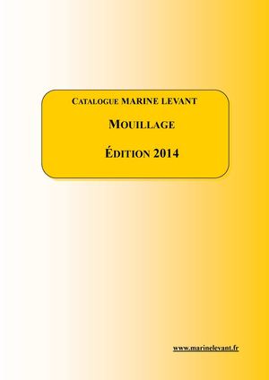 MARINE LEVANT Mouillage édition 2014