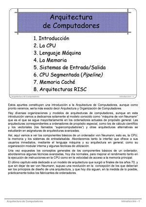 Arquitectura De Computadores