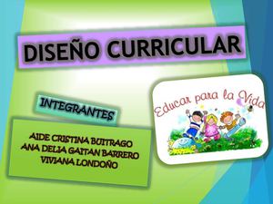 Diseño Curricular Pdf