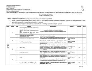 Plan De Evaluacion Dibujo Ii