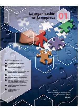 LA ORGANIZACION DE UNA EMPRESA