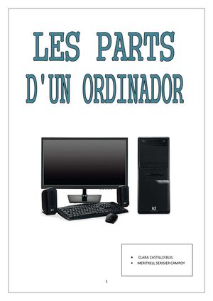 Les Parts De L'ordinador