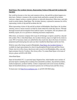 Rand Spear, the Accident Lawyer