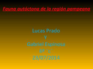 fauna autóctona de la región pampeana