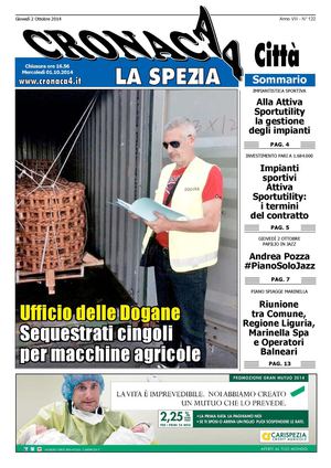 Cronaca4 Giovedì 2 Ottobre 2014