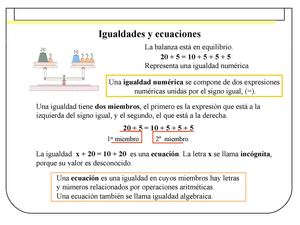 Ecuaciones de PRIMER GRADO Y SEGUNDO GRADO