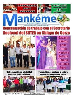 Mankéme Chiapas Edición Septiembre