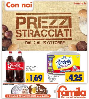 Volantino Famila Nord 2-15 ottobre