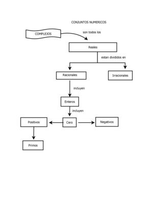 Mapa conceptual (conjuntos numericos)