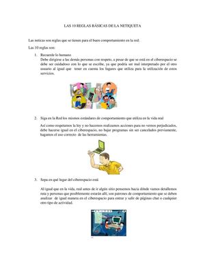 Las 10 Reglas Básicas De La Netiqueta