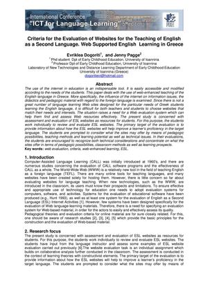 Criterios de Investigación