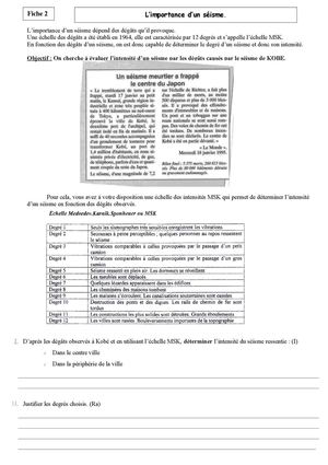 Fiche 2 l'importance d'un séisme. doc