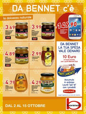 Volantino Bennet 2-15 ottobre