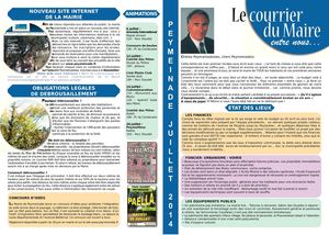 Courrier du Maire juillet 2014