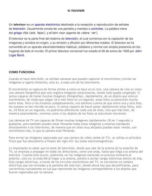 El Televisor