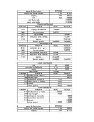 Taller De Retefuente, Iva Y Reteiva