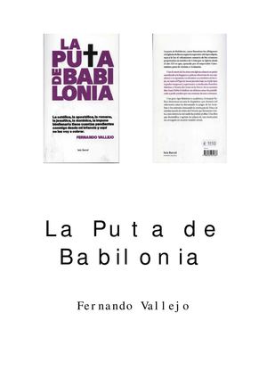 La Puta De Babilonia