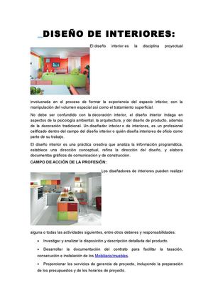 Diseño De Interiores