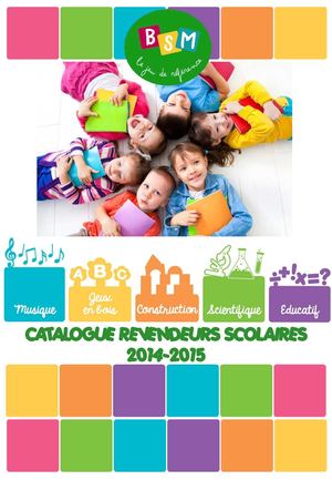 BSM - Catalogue revendeurs scolaires 2013-2014