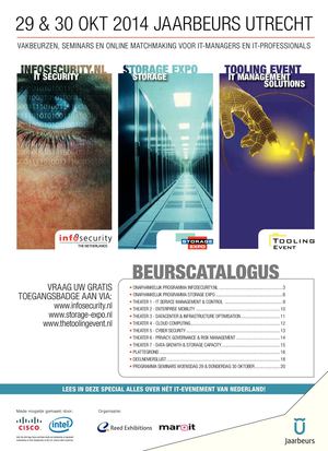 Beurscatalogus Infosecurity.nl, Storage Expo en The Tooling Event 2014