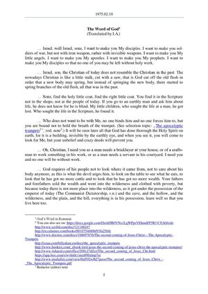 1975.02.10 - The Word of God