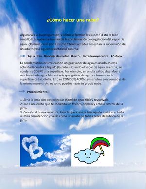 Cómo Hacer Una Nube