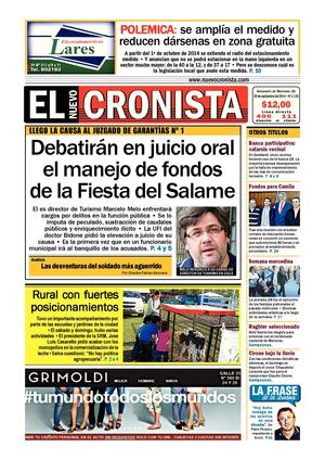 El Nuevo Cronista - 29-09-2014 - Pag. 1 a 24