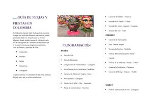 Guía De Ferias Y Fiestas En Colombia :D