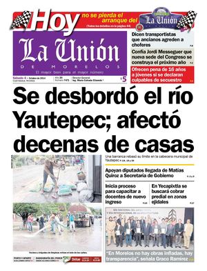 La Unión de Morelos 04 de Octubre 2014