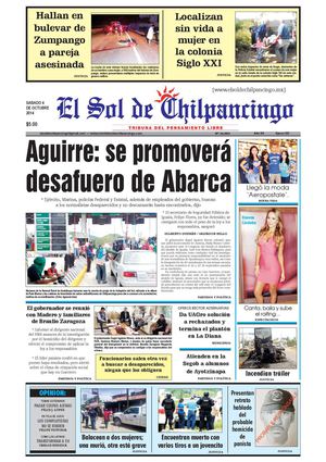 El Sol de Chilpancingo 4 Octubre 2014