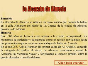 Unidad 3 Los Conjuntos Monumentales La Alcazaba De Almería