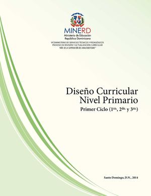 Curriculo nivel primario primer ciclo