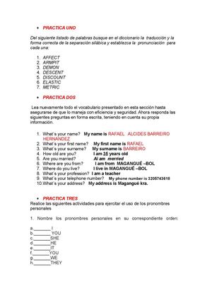 Desarrollo Practica Uno Ingles