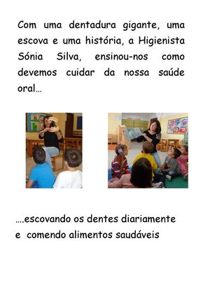 Início da escovagem oral no Jardim de Infância