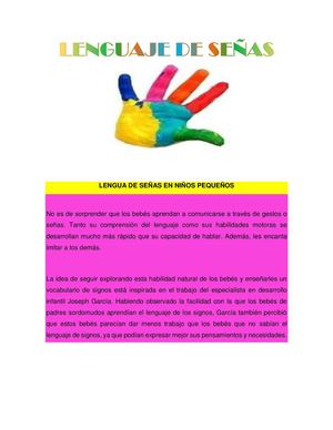Lenguaje De Señas =D