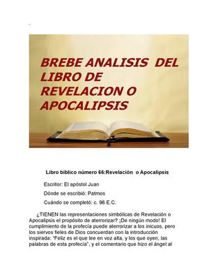Brebe Analisis Del Libro De Revelaciòn O Apocalipsis