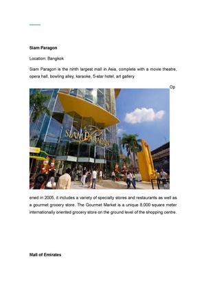 The most incredible shopping malls