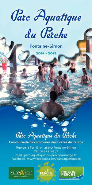 Brochure du parc aquatique de Fontaine-Simon